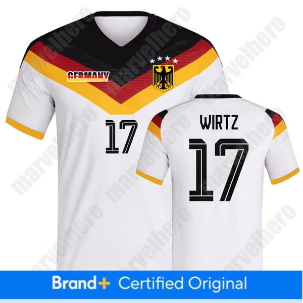 Germany Jersey Florian Wirtz NO. 17 World Cup 2026 T shirt German National Team Sports T-shirt Jerseys Flag Football Stars Full Squad Home Man Woman Tshirt