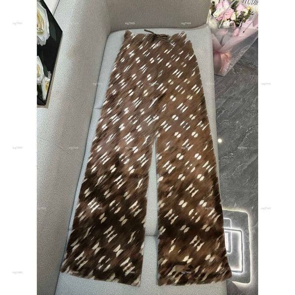 pants designer women brand clothing women spring velvet trousers fashion letter print logo ladies straight pants girl high-quality casual pants Dec 07 A10