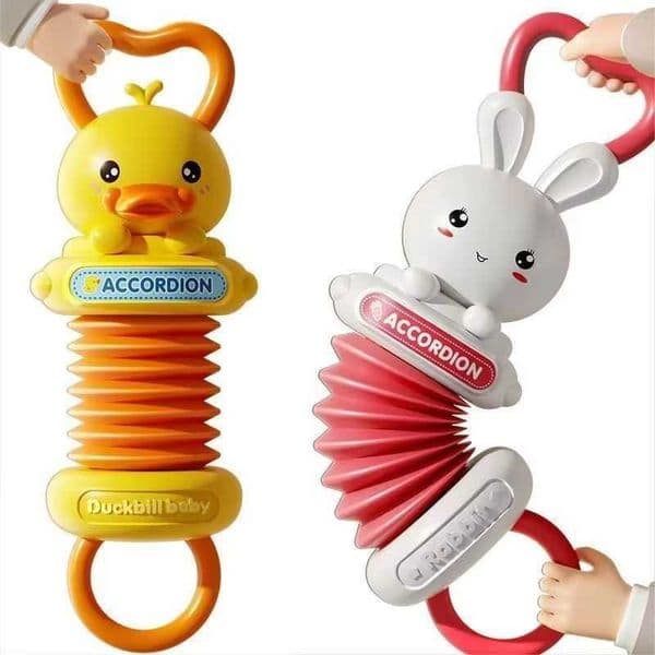 Accordion Toy Mini Musical Instrument Early Educational Brain Development Portable Lightweight for Travel Birthday Gift L260603