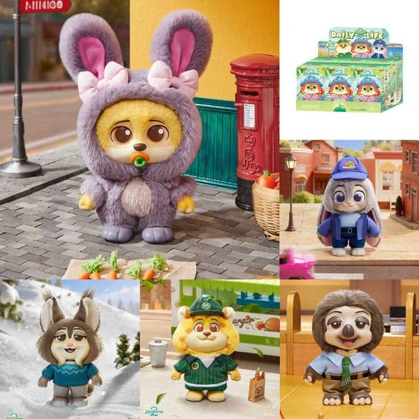 Life 2 CiTY Daily Residents Series Blind Box Toys Anime Nick Judy PAWbert Action Figures Vinyl Doll Cute Gift H251220 Y260603