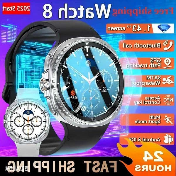 7 Designer Mens 8 Watch Ultra 44mm watch face GPS tracking AMOLED always-on display temperature-controlled clock calling free shipping protective case Y260603