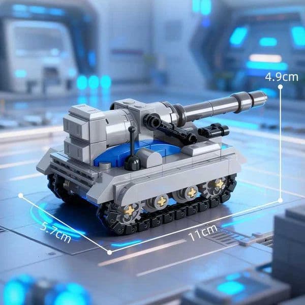 Science Fiction Tank New Miniature Building Block Assembly Model Military Series Childrens Educational Toy Gift for Boys J260603