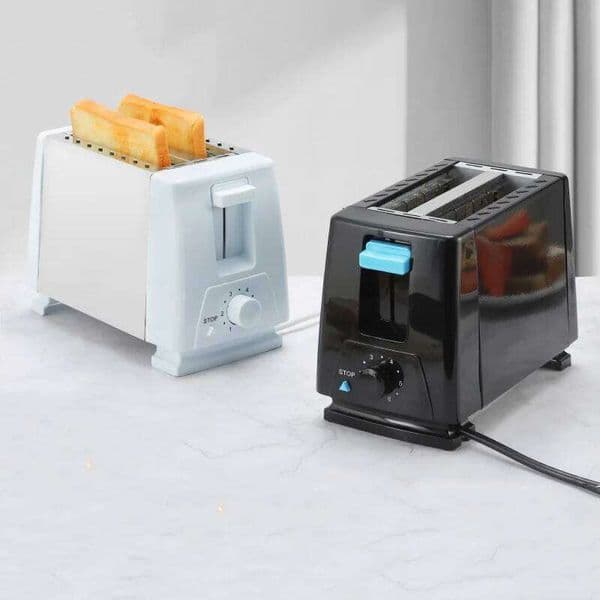 Maker 1PC Home Use Stainless Steel Automatic Wide Double Slot Toaster Oven Sandwiches Toast Bread Donuts Breakfast Machine
