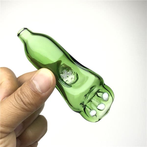 3.7 Inch Cute Little Feet Smoking Pipe Snowflake Filter Screen Mini Travel Hand Pipes