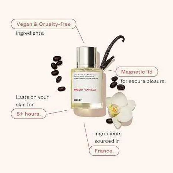 Ambery Vanilla Dossier para Mujeres 50ml/17oz With its long-lasting Jasmine and Vanilla scent its an ideal gift choice C260603