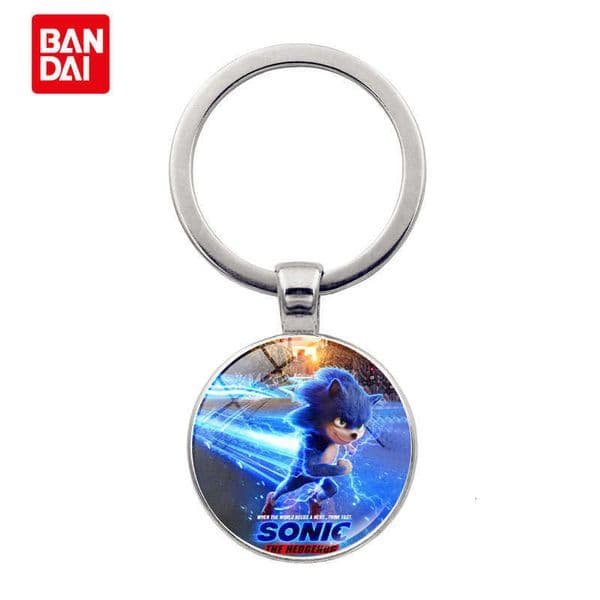 Sonic The Hedgehog keychain pendant Sonic the Hedgehog figurine keyring L260603A7D8