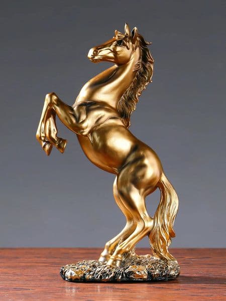 Luxury Designer Decor European Style Home Resin Victory Horse Statue Living Room gift set Cabinetoffice Desktop Decoration Animal Figurines Decoration For Home 13