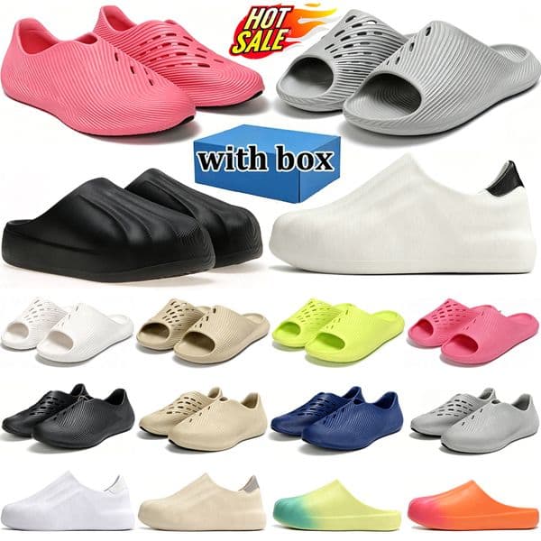 free shipping with box designer Purechill Slides mens slippers Superstar sneakers womens trainers black white grey Pink red sport Classic chaussures