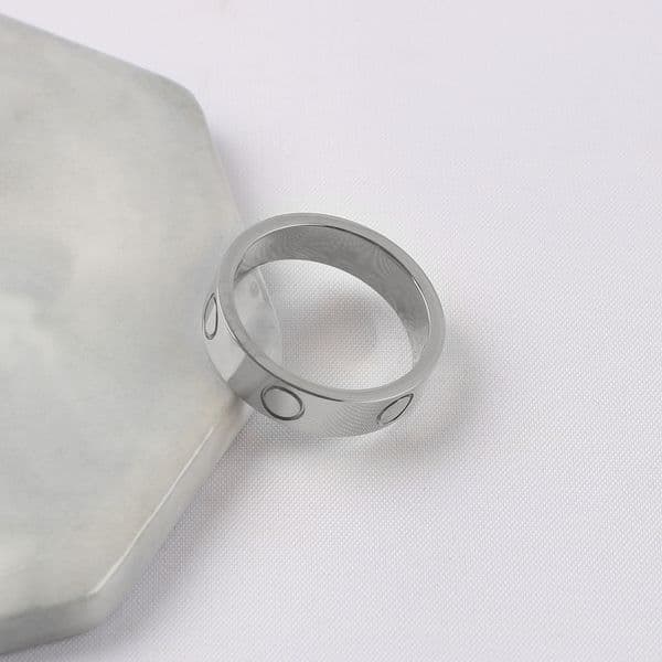 his and hers rings matching couple rings Simple Design Daily Office Wear Gift for Wife Anniversary Present Birthday Present Holiday Gift Fade Resistant Resistant
