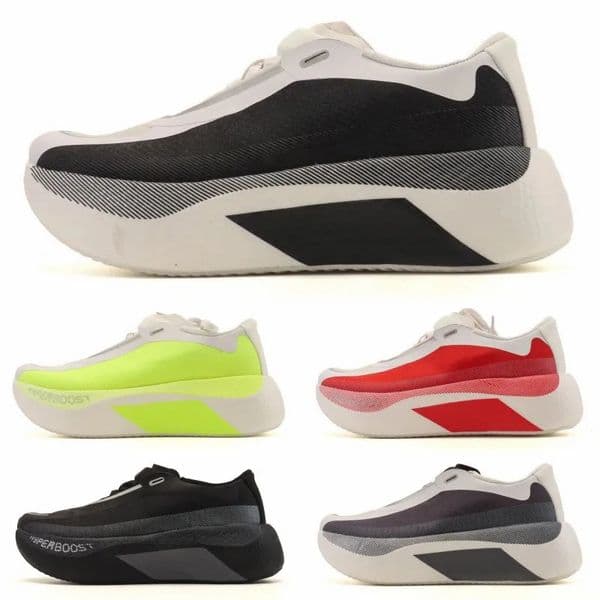 2026 Newest Hyperboost EDGE Designer Running Sneakers Zinedine Zidane Sports Shoes Hyper Boost Men Women Marathon Racing Equipment Green Light Solid Grey Outdoor