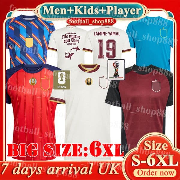 6XL 5XL 4XL espana 2026 World Cup Soccer Jerseys LAMINE YAMAL Spain PEDRI ZUBIMENDI 26/27 Football Shirts OYARZABAL MERINO RODRIGO UNAI SIMON Men Kids Kit Socks Sets