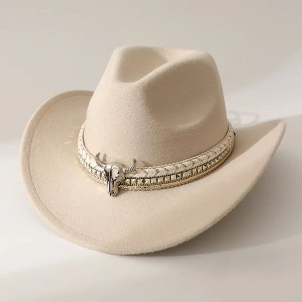 Heart Shaped Cowboy Head Accessories Cowboy Hat Felt Hat Men's and Women's Outdoor Hat Knight Hat 260603