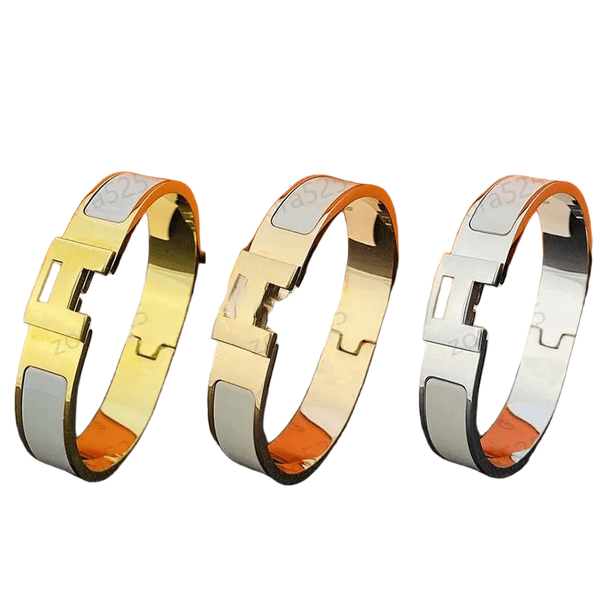 bijoux homme bijoux femme luxe femme men jewelry colorful enamel bangle 18k gold plated waterproof stackable casual wear jewelry plated anti allergy stackable