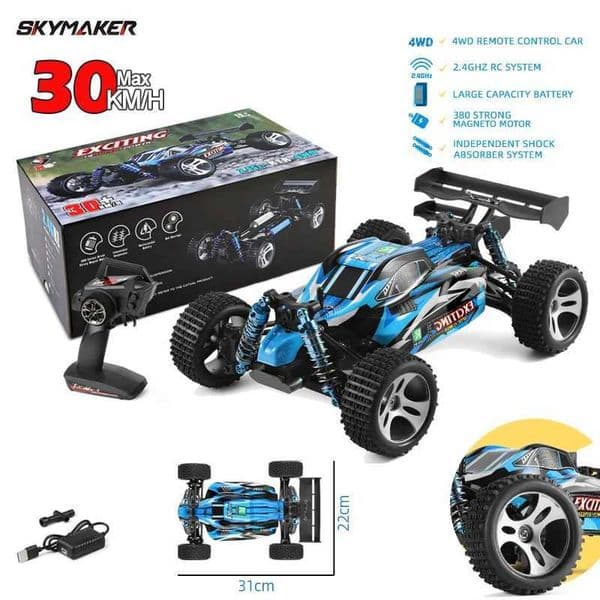 Wltoys 184011 RC Car 1/18 4WD 24G Radio Control Remote Vehicle Models Full Propotional High Speed 30km/H Off Road RC Cars Toys L260603