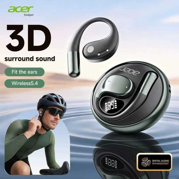 Ohr550 Open-Type Acer Wireless Bluetooth Headphones Ear-Hook Style Dedicated for Sports Running and Cycling with Heavy Bass L260602