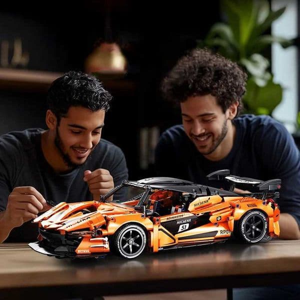 2025 New 1200PCS McLaren Sports Car Building Blocks Set 114 Scale Racing Car Model Kit for Kids Adult Racing Vehicle Toys Gifts C260603