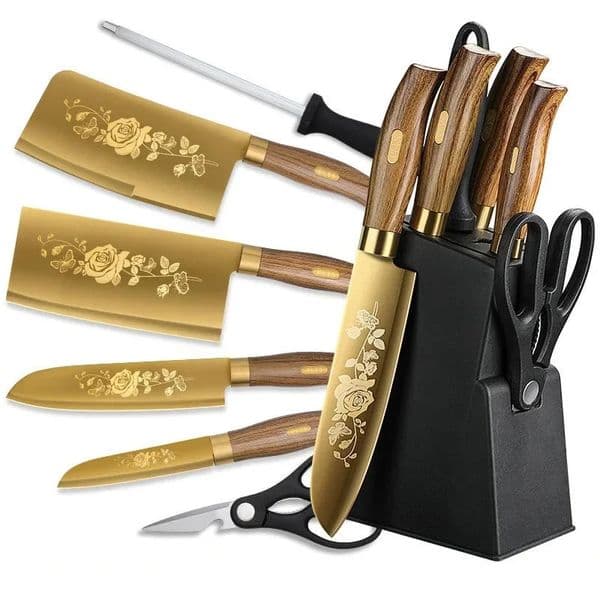 Kitchen Knife Set Chopper Complete Kitchenware Slicing Chef Special TB9195 260601