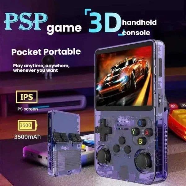 Game Aroks Video R36S Console Retro 35-inch IPS Sn Linux System tra Portable Pocket Handheld Game ConsoleJ260603