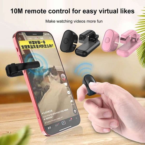 2-in-1 Clicker Lightweight E-book Page Turner Record Triggers Remote for Kindle Paperwhite Accessories