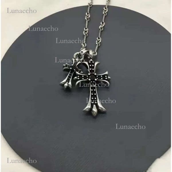ch Jewellery Necklace Designer Luxury Stainless Steel Waterproof Chrome Plated Classic Pendant for Wedding and Special Occasion Gift High Quality 45c