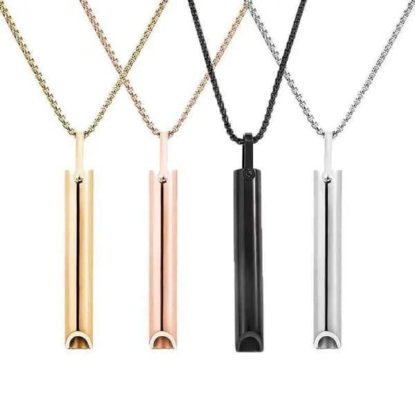 Chain For Man Aerosolry Anti woman necklace Ving Str Anxiety Necklace Natural Calming Relief Chain Breathlace Crystal