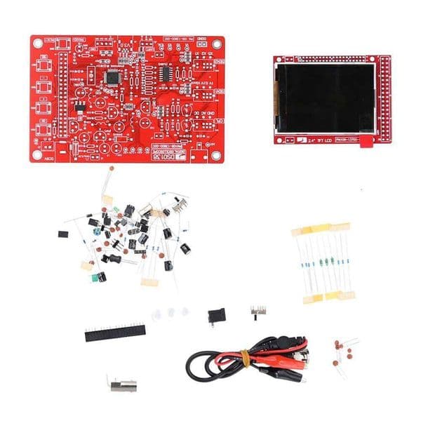DSO138 Digital 2.4inch TFT Oscilloscope Kit 1Msps Electronic Learning Set