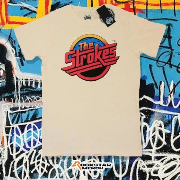 The Strokes Retro T-Shirt Indie Rock Band Vintage Graphic Print Casual Cotton Short Sleeve Unisex Streetwear Tee 260603