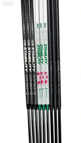 Tour cover White Green Master Medition/Black Carbon Steel Combo Putter Shaft Football