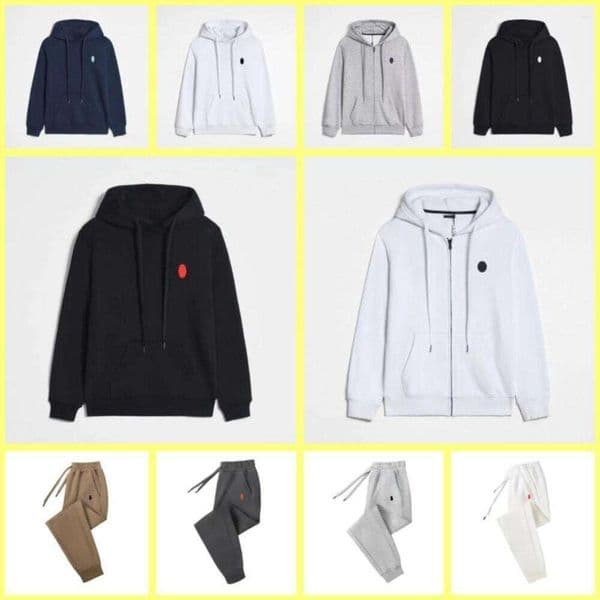 Ralphlaruen Hoodie Designer Men's Women's Hoodies Small Horse Zip Up Jackets Women Cotton Causal O-Neck Hooded Autumn Winter Sweatshirt Loose Ralflauren Hoody Db0