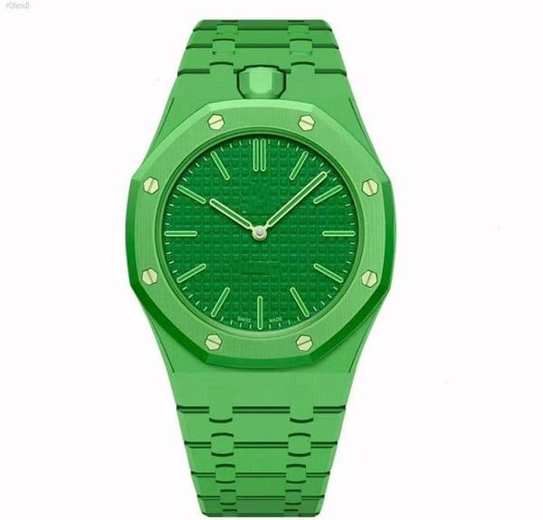 Royal ST POP designer Multi Color Octagonal Sports Unisex Fashion Rubber Band Wristwatch Trendy Daily Casual Timepiece super clone collab edition pocket watch