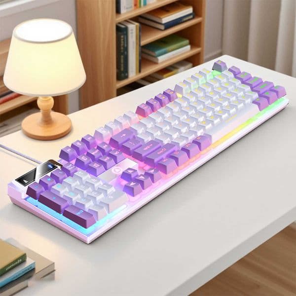 YINDIAO K500 Wired Keyboard Gaming Laptop Deskto PC Computer Office Accessories Low Profile Gamer Keyboards With Numpad L260603