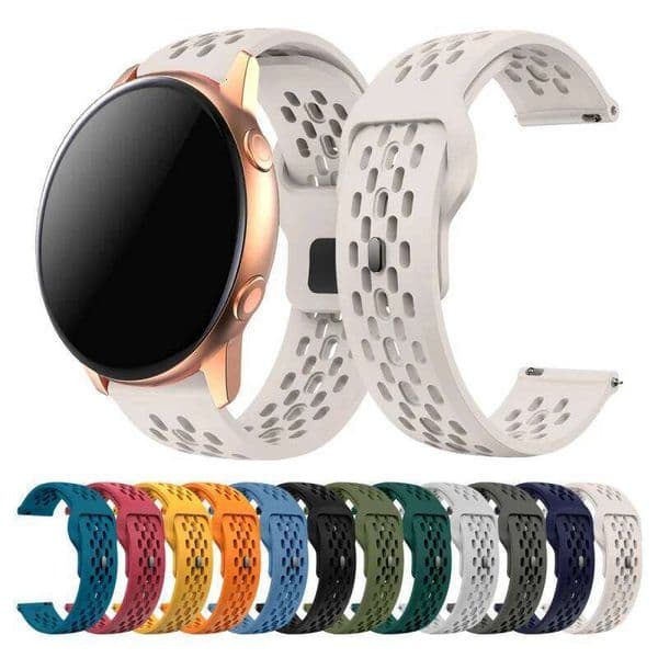 18/20/22mm Mesh Breathable Reverse Buckle Strap for Huawei Watch GT2/3 (42mm) For Garmin Venu2 Adjustable Lightweight Wristband