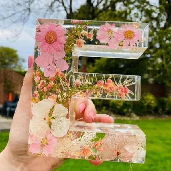 Luxury Designer Decor 2026 New Decorative Objects Decoration Accessories Floral Alphabet Resin Fashion Night Light gift set Festival Creative Gift Living Room H 6