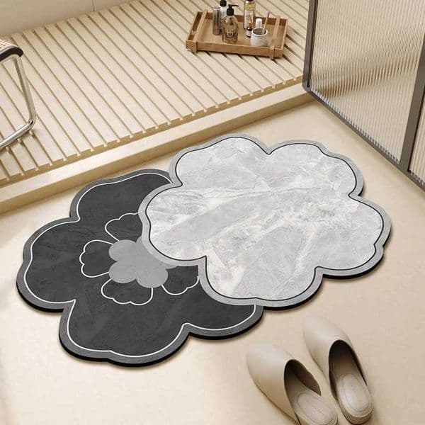 Cloud bathroom floor mat diatom mud super absorbent mat toilet quick-drying carpet toilet door mat C260603