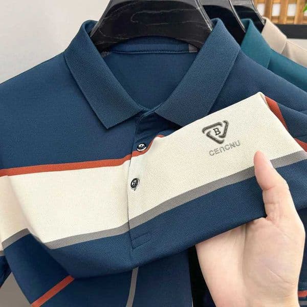 brand striped Fashion short sleeveshirt luxurious mens casual summer lightweight breathable new letter embossed T-shirtZ260603