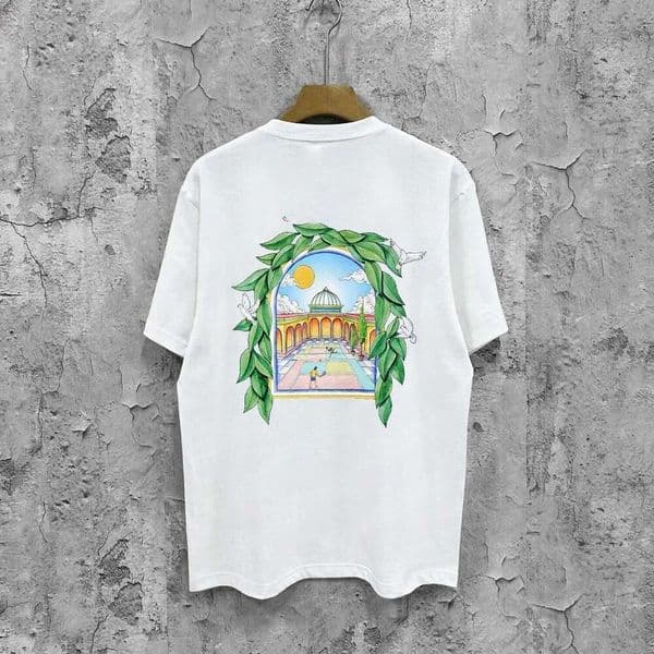 Casasly T Shirts Men Designer Tshirt Women Fashion Luxury Casual Graphic Crewneck Shirt Summer Pattern Lightweight Slim Fit Shirts Classic Casablancolly Shirt 9Cd