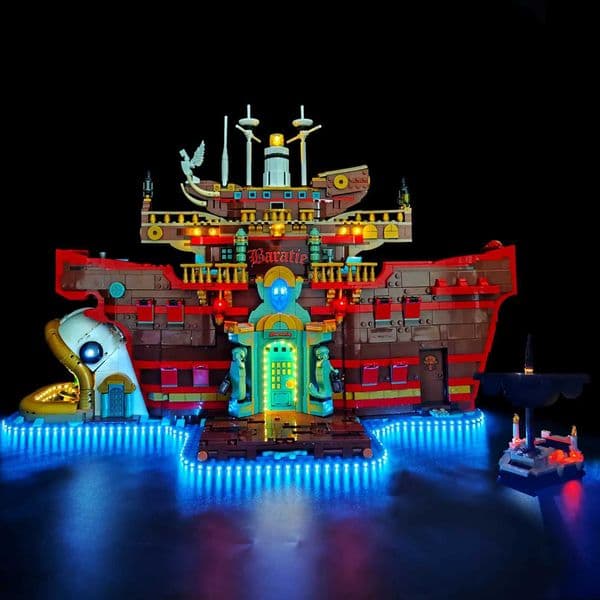 LYBMTWF LED Lighting Kit Cpatible with 75640 Floating Restaurant Building Set NOT Include The Model BricksJ260603