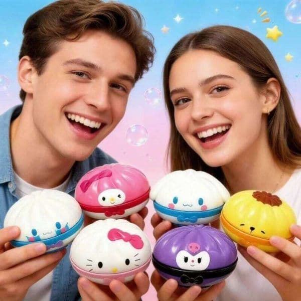 Simulated Squeeze Butter Stress-relieving-toys Squishy Fake Baozi Fun Pinch Uncompressed Fidget Toys Popular Children Favor Gift 26L0603