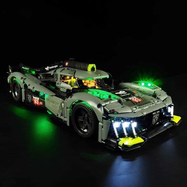 Not Include Building Blocks LED Lights for Technic 42156 Peugeot 9X8 24H Le Mans Hybrid Hypercar Racing Car Decorative lights C260603
