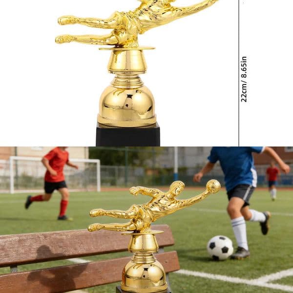 Cup Soccer Goalkeeper Trophy Award for Winners Custom Engraved Football Sports Recognition Trophy Medal L260604