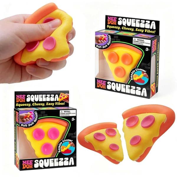 Squeezzza Needoh Pizza Sensory Cake Fidget Toy Calm Down ADHD Non-toxic Anxiety Relief Squeeze Stretch Toy for Kids Adults Gift Z260604