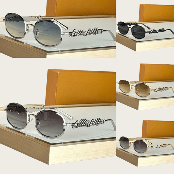 Sunglasses for women luxury metal oval frame z3171u designer mens sunglasses outdoor uv resistant fashionable eyeglass fashion accessories zh1006