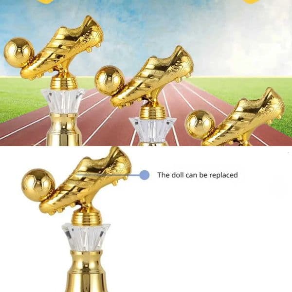 Boot Golden Youth Award Sports Trophy Football Match Excellent Player Award Soccer Fan Club Souvenir Cup Competition Honor L260604