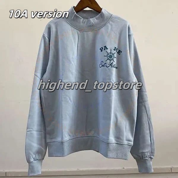 Embroideried Sweatshirts Pink Brown Women Designer Cotton Jumpers parke Fashion Loose parke Mockneck Womens Hoodies cfe