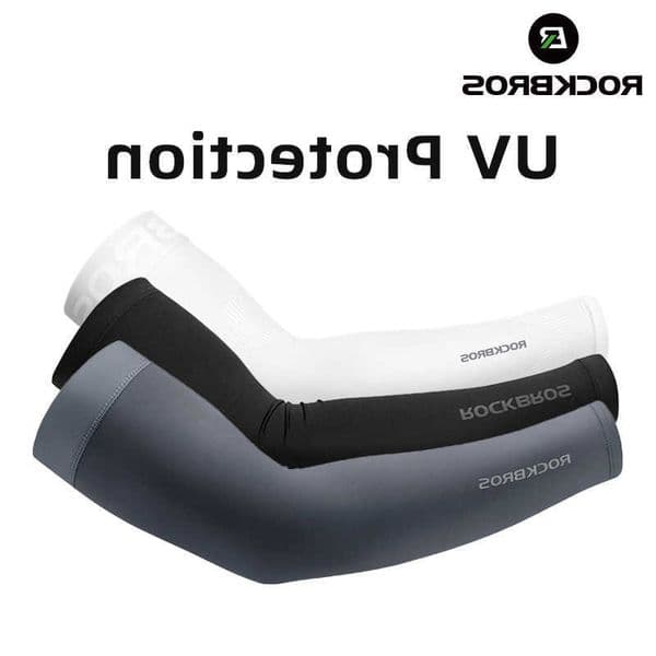 Running ROCKBROS Ice Camping Fabric Sleeves Breathable Sleeve Quick Dry Arm Protect UV400 Arm Cover Summer Sports Safety Gear M260604