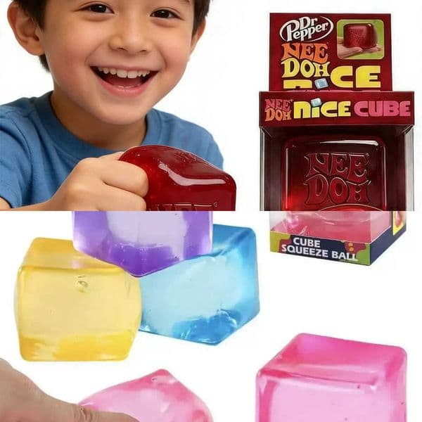 Sprite Cola 2026 Fanta Hot-Selling Ice Cubes Needoh Squeeze Fun 55CM Water Cube Maltose Squishy Stress Relief Toy L260604