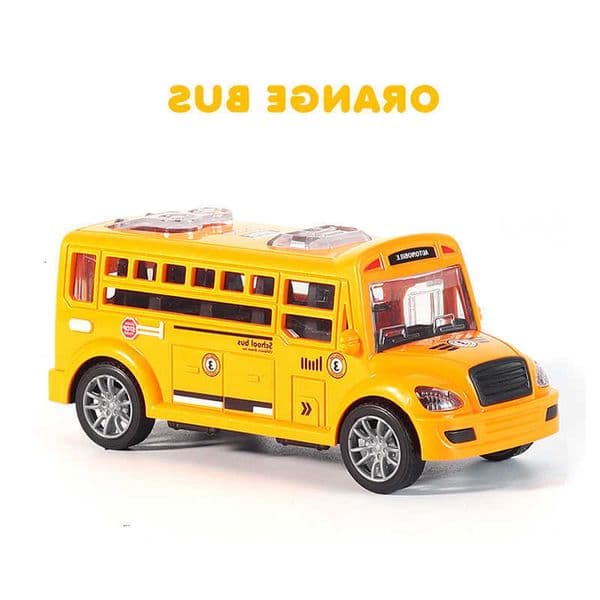 Model School Car Bus Toys Multiple Colors Inertia Vehicle With Opening Doors Educational Present Kid Children Birthday Gift M260605