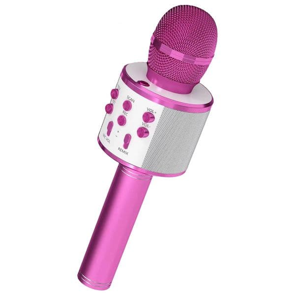 5Core All-In-One Portable Handheld Speaker Recorder For Bluetooth Wireless Karaoke Microphone Microfono Inalambrico SPK
