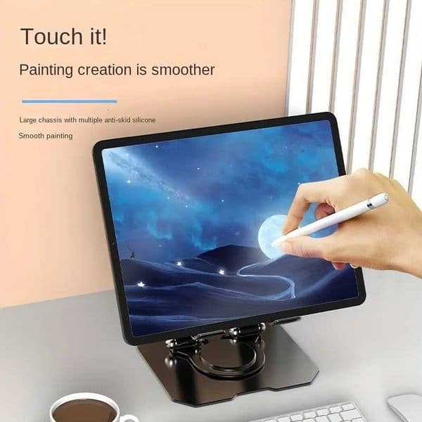 Desktop Support Elevated Rack Heat Dissipation Adjustable Folding Metal Tablet Desktop Holder For Universal Notebook And TabletT2600604