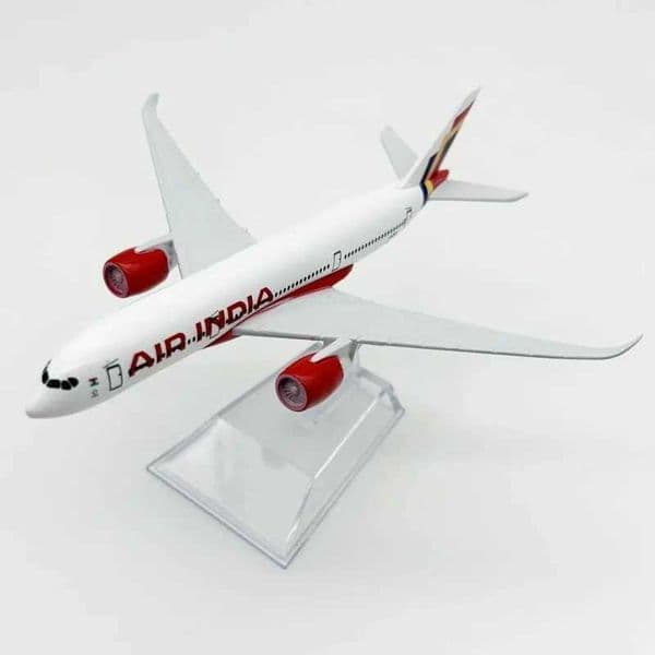 16cm Scale Diecast Aircraft 1/400 Alloy Metal India A350 Airways Room Decoration airplanes model kit Desk Accessories C260604